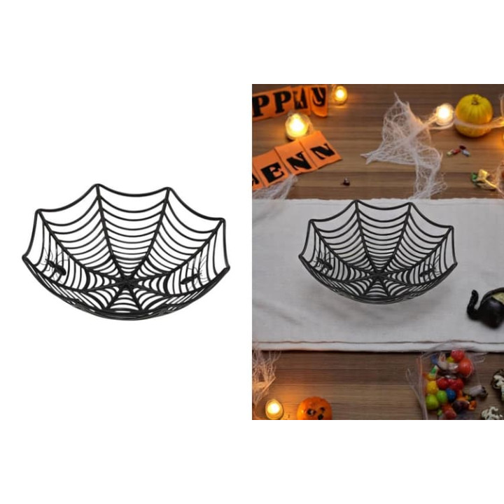 Halloweenská miska "Pavučina"