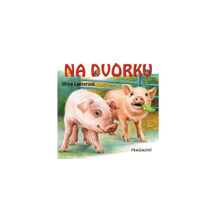 Knížka leporelo Na dvorku CZ text