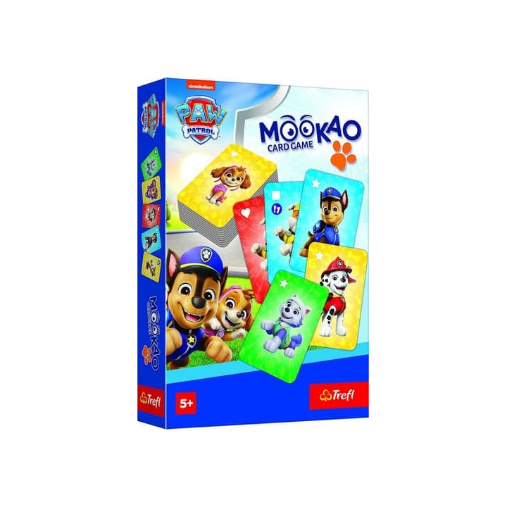 Karetní hra Mookao Tlapková patrola/Paw patrol společenská hra v krabici 14x21x4cm