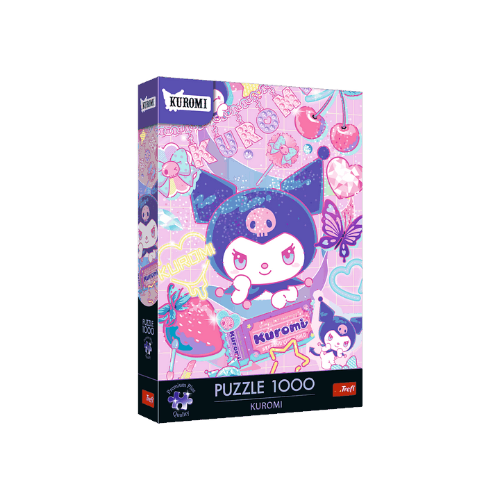 Puzzle Premium Plus: Kuromi 1000 dílků 48x68,3cm v krabici 27x40x6cm