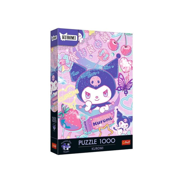 Puzzle Premium Plus: Kuromi 1000 dílků 48x68,3cm v krabici 27x40x6cm