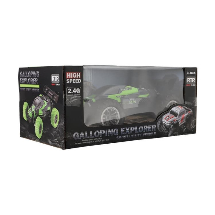 Auto RC Buggy rychlostní 2,4GHz plast 25cm na baterie zelené