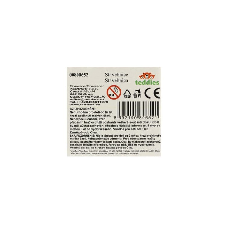Stavebnice mini KOCO Květina v kabelce plast 245ks v krabičce 11x15x6cm