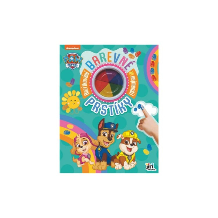 Sešit Barevné prstíky Tlapková patrola/Paw patrol s prstovými barvami 23x30cm