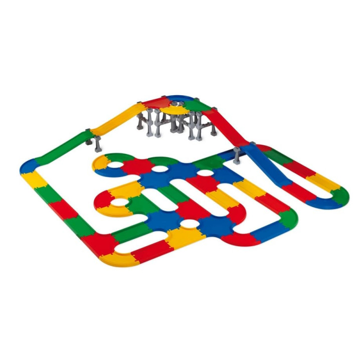 Mosty a silnice 3D plast v krabici 58x39cm