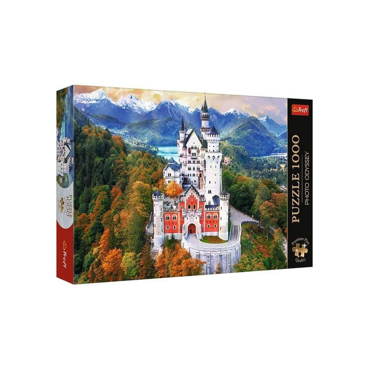 Puzzle Premium Plus - Photo Odyssey:Zámek Neuschwanstein,Německo 1000 dílků 68,3x48cm v krab 40x27cm