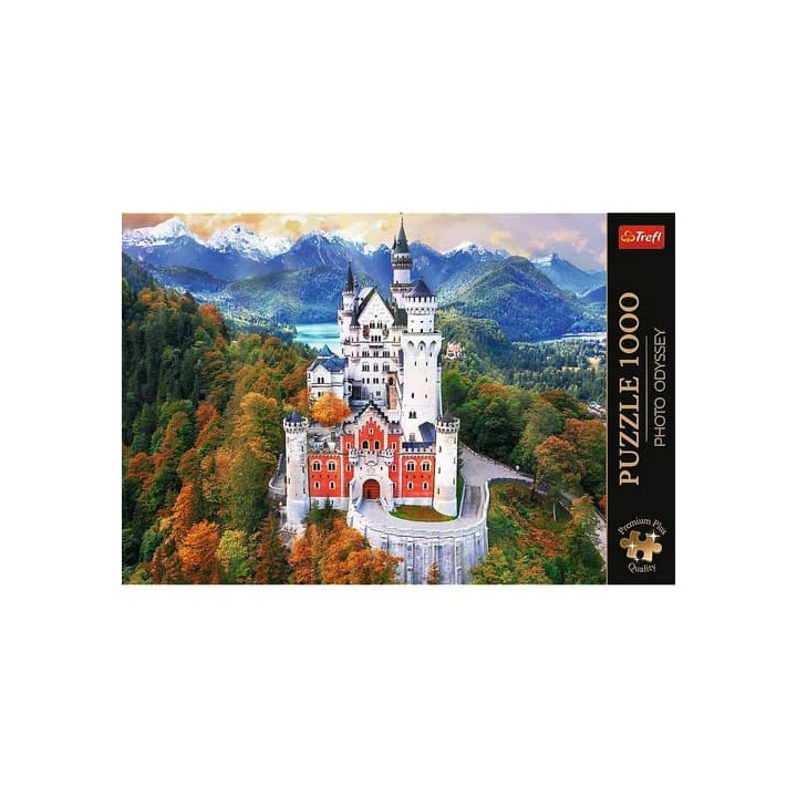 Puzzle Premium Plus - Photo Odyssey:Zámek Neuschwanstein,Německo 1000 dílků 68,3x48cm v krab 40x27cm