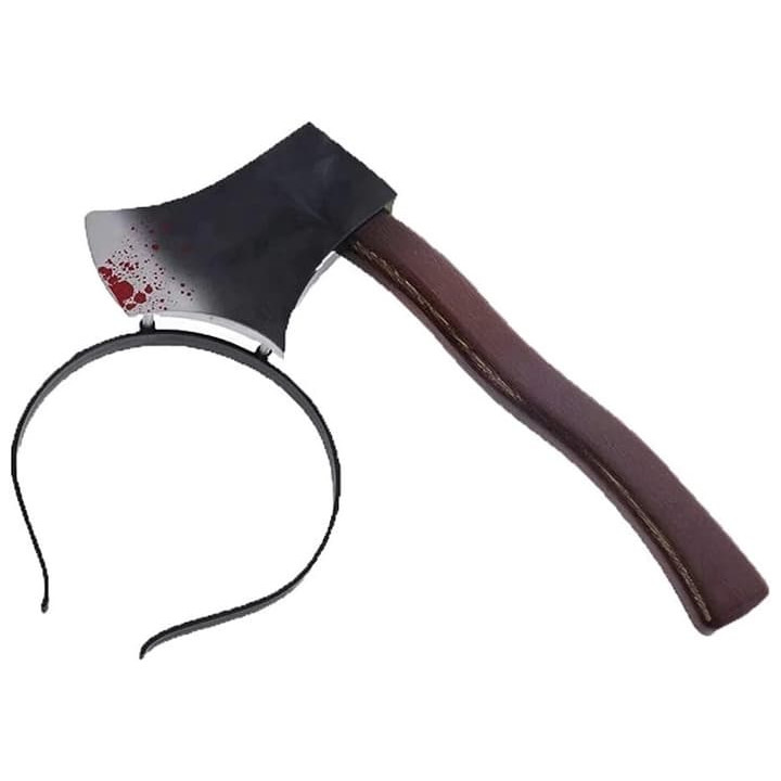 Halloweenská čelenka se sekerou