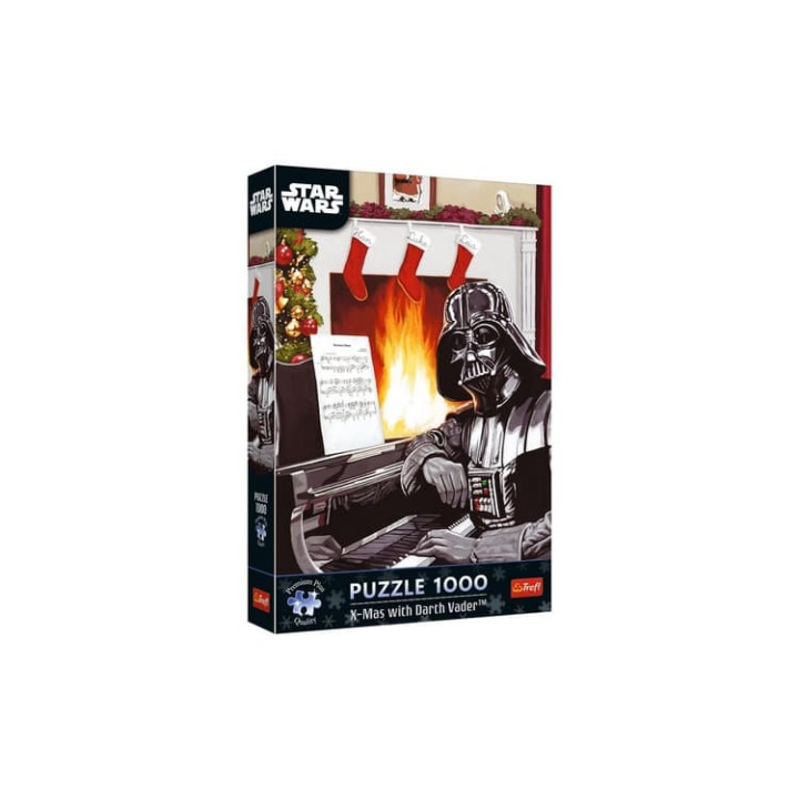 Puzzle Premium Plus: Star Wars - Vánoce s Darth Vader 1000 dílků 48x68,3cm v krabici 27x40x6cm