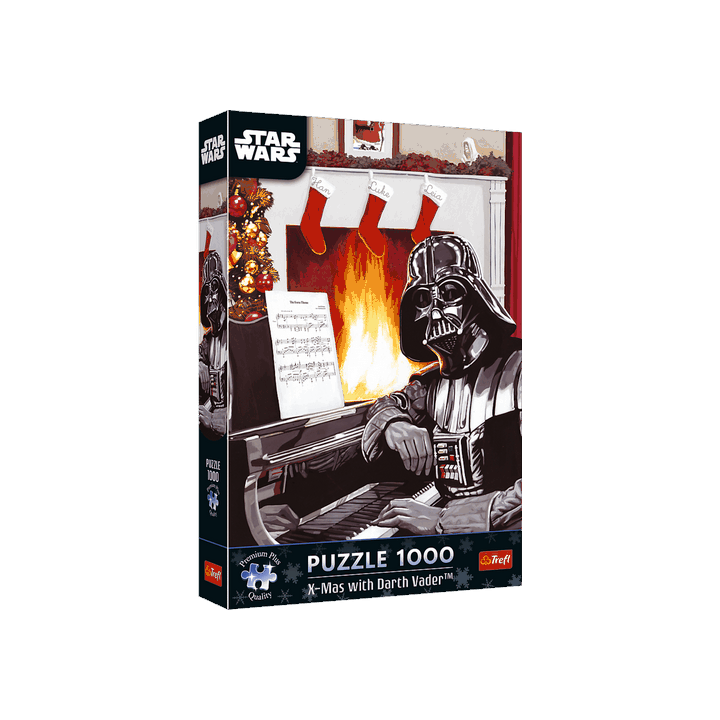 Puzzle Premium Plus: Star Wars - Vánoce s Darth Vader 1000 dílků 48x68,3cm v krabici 27x40x6cm