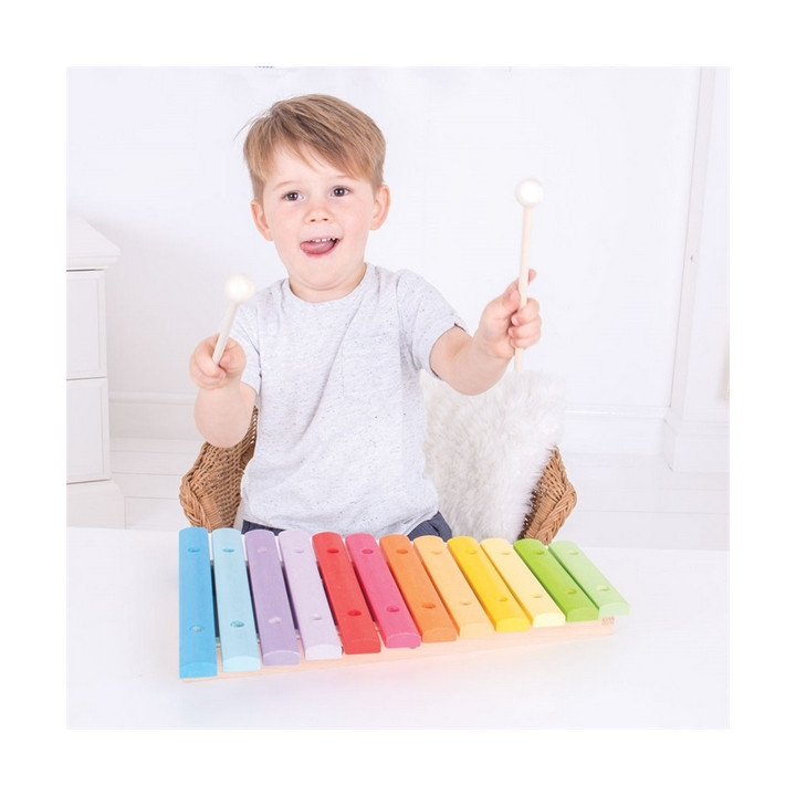 Bigjigs Toys Dřevěný xylofon