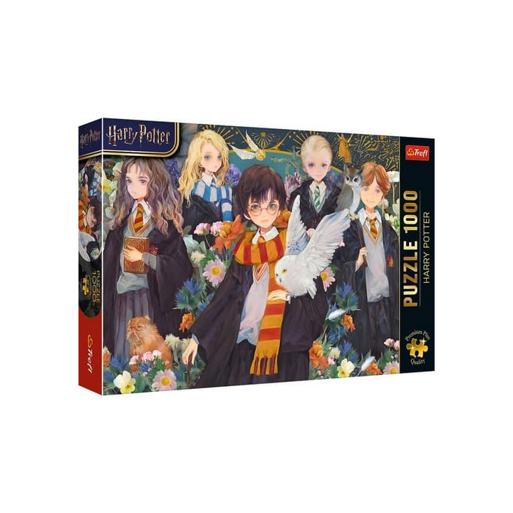 Puzzle Premium Plus: Harry Potter 1000 dílků 68,3x48cm v krabici 40x27x6cm