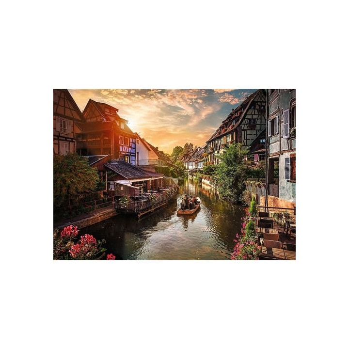 Puzzle Premium Plus - Photo Odyssey:Malé Benátky v Colmar, Francie 1000dílků 68,3x48cm v krab 40x27