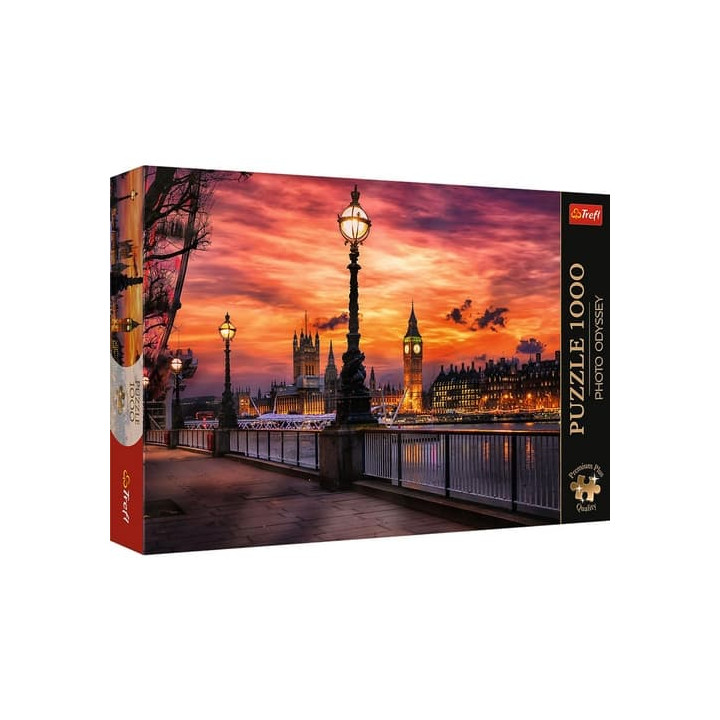 Puzzle Premium Plus - Photo Odyssey: Big Ben, Londýn 1000 dílků 68,3x48cm v krabici 40x27x6cm