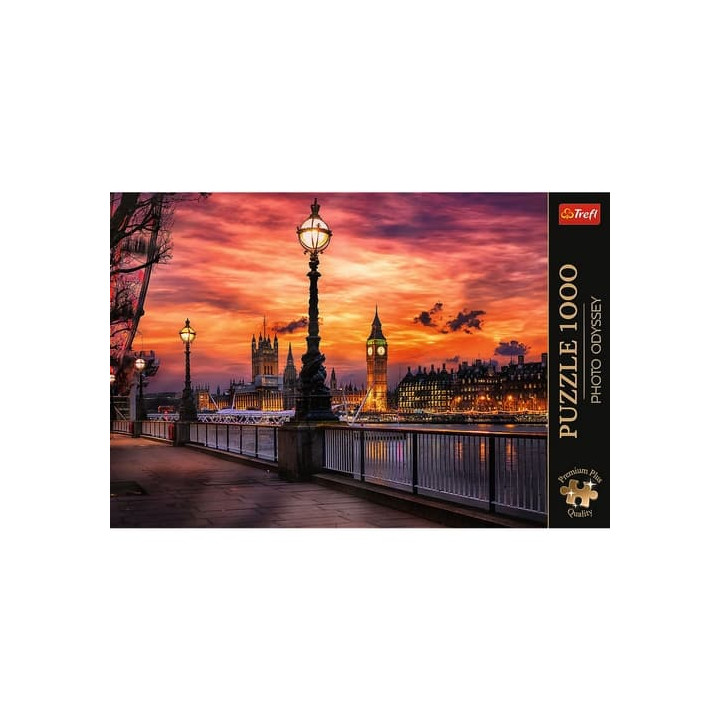 Puzzle Premium Plus - Photo Odyssey: Big Ben, Londýn 1000 dílků 68,3x48cm v krabici 40x27x6cm