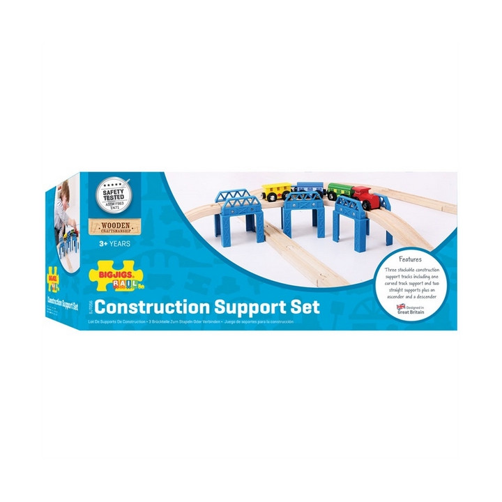 Bigjigs Rail Dřevěné koleje set mostní konstrukce