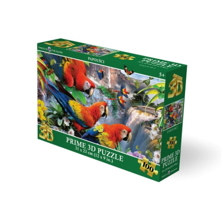 Puzzle 3D - Papoušci