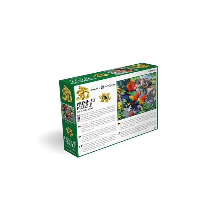 Puzzle 3D - Papoušci