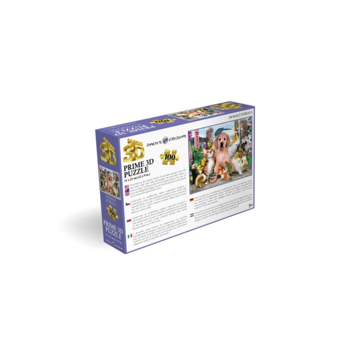 Puzzle 3D - Domácí zvířata