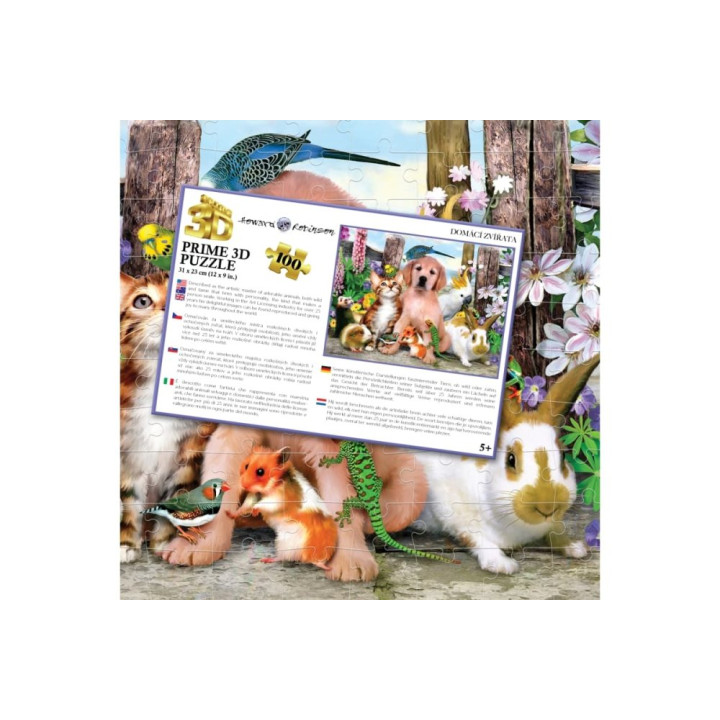 Puzzle 3D - Domácí zvířata
