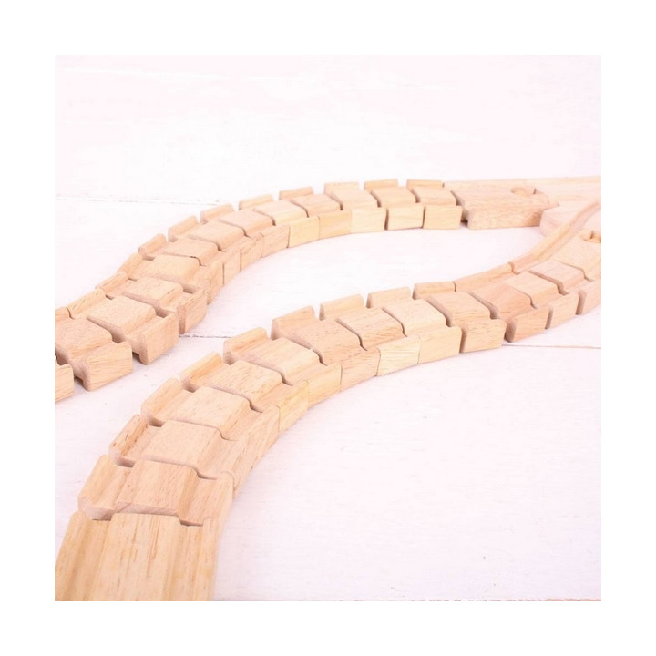 Bigjigs Rail Ohebná kolej 2 kusy