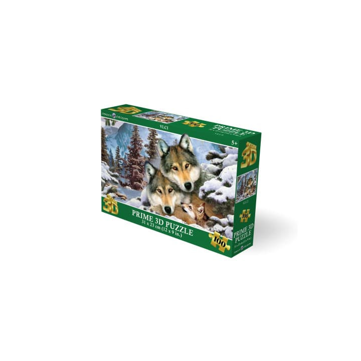Puzzle 3D - Vlci
