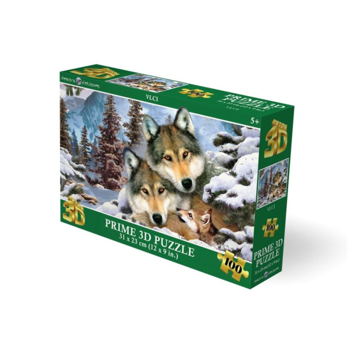 Puzzle 3D - Vlci
