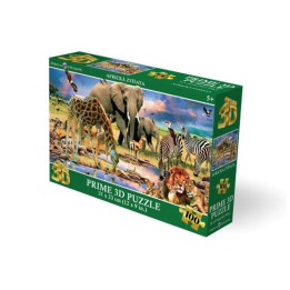 Puzzle 3D - Africká zvířata