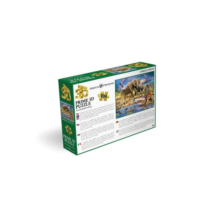 Puzzle 3D - Africká zvířata