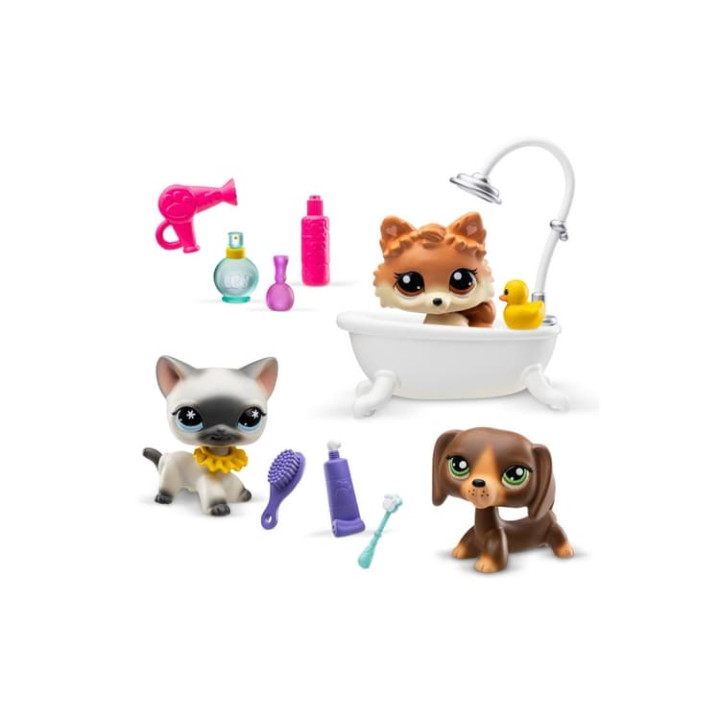 Littlest Pet Shop Koupelnový Set 3 Figurky