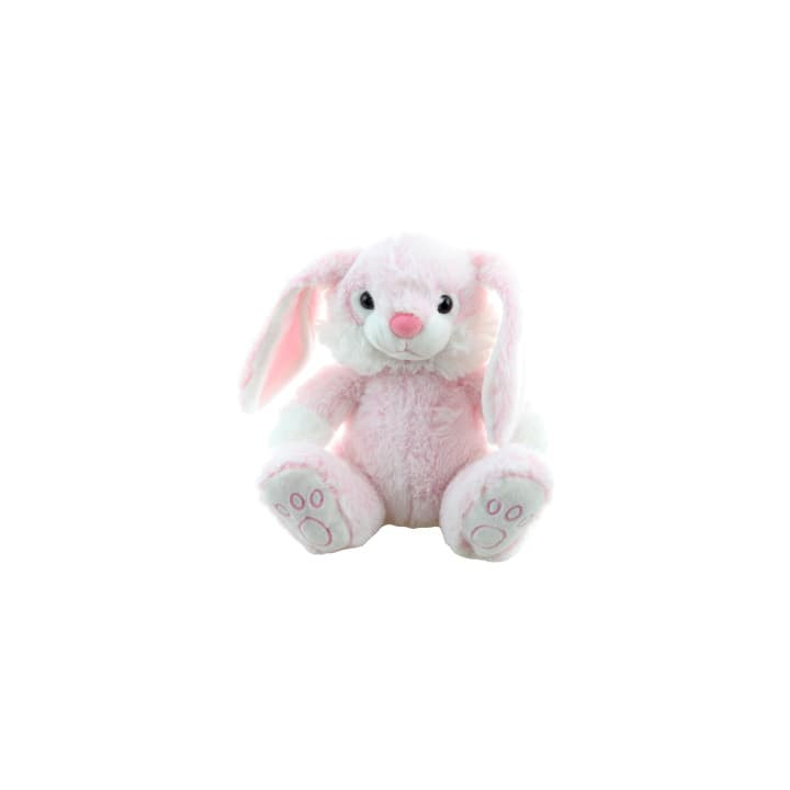Králík plyš růžový 23 cm