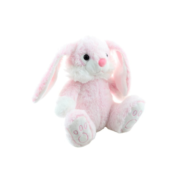 Králík plyš růžový 23 cm