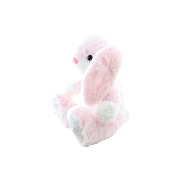 Králík plyš růžový 23 cm