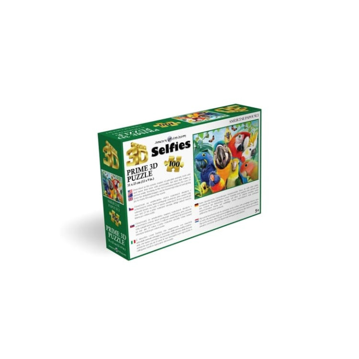 Puzzle 3D - Smějící se papoučci