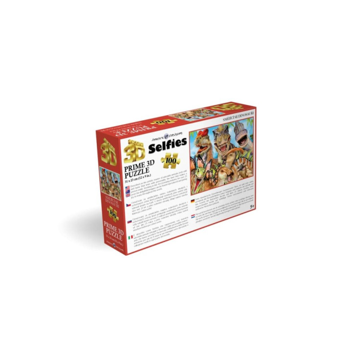 Puzzle 3D - Smějící se dinosauři