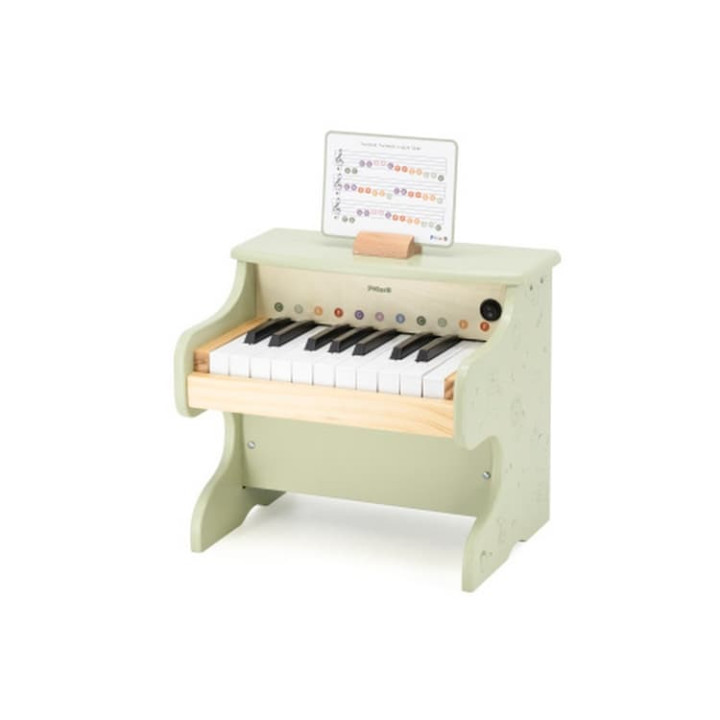 Dřevěné piano na baterie