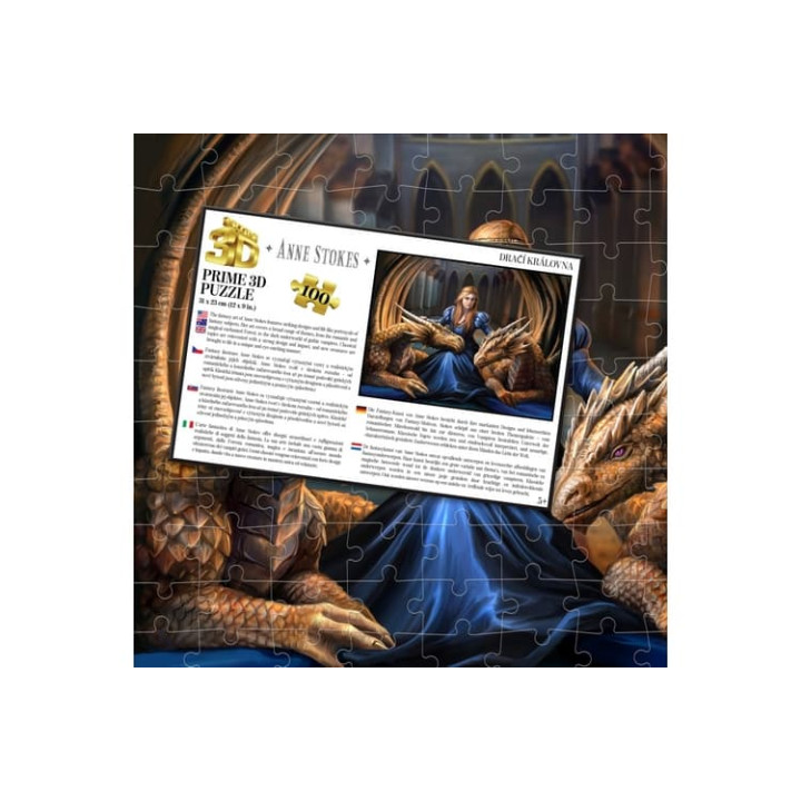 Puzzle 3D - Dračí královna
