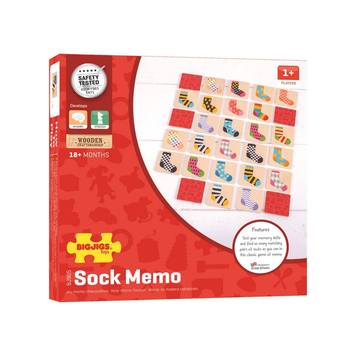 Bigjigs Toys Ponožkové pexeso