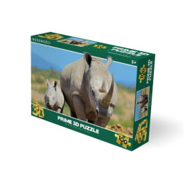 Puzzle 3D - Nosorožci