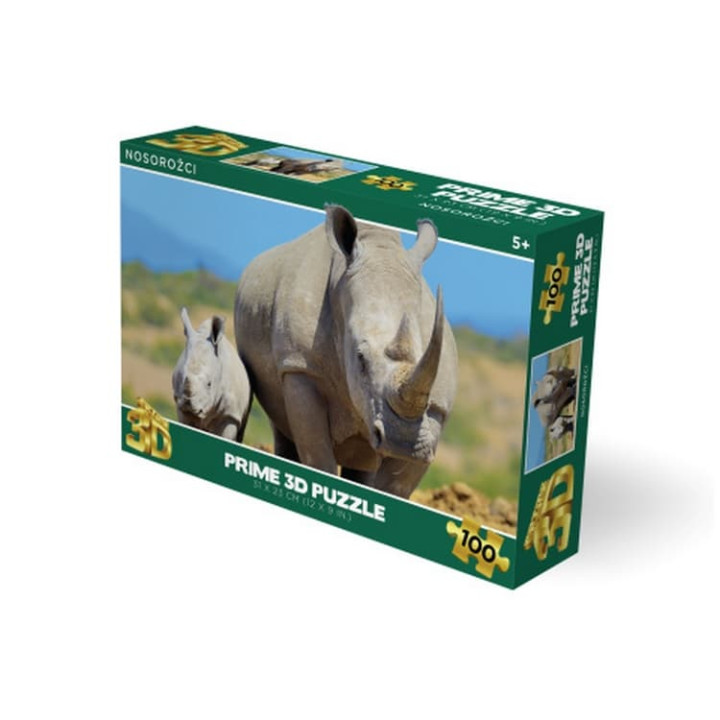 Puzzle 3D - Nosorožci