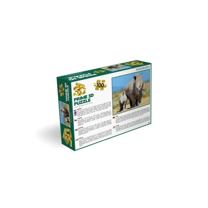 Puzzle 3D - Nosorožci
