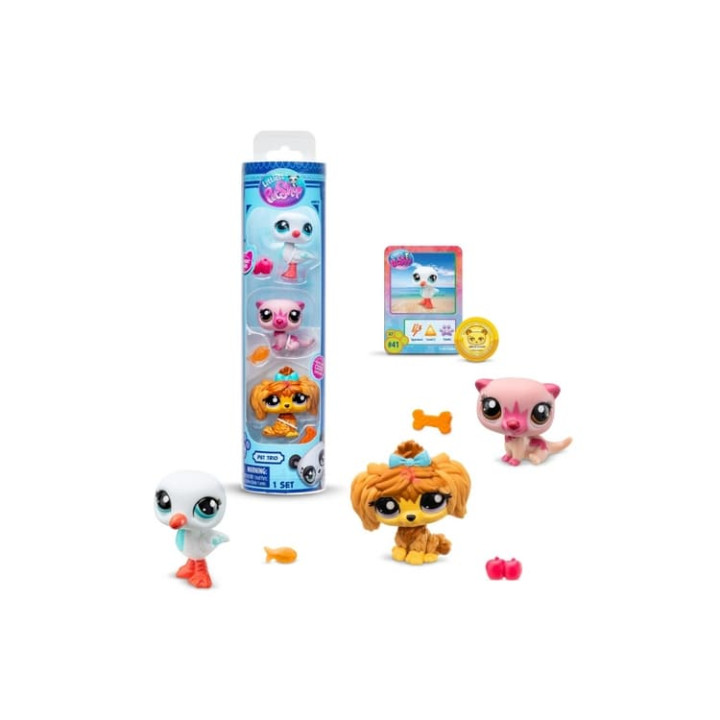 Littlest Pet Shop 3 figurky - 3 druhy