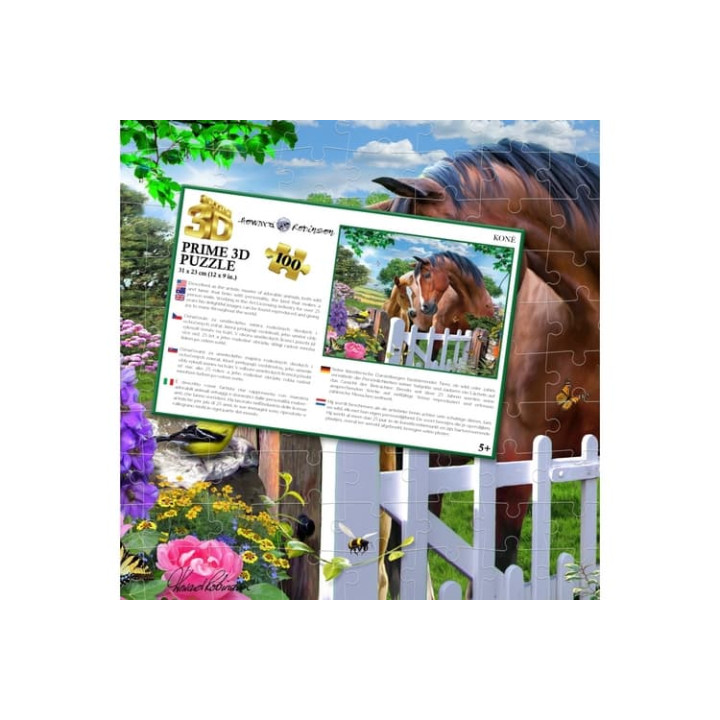 Puzzle 3D - Koně