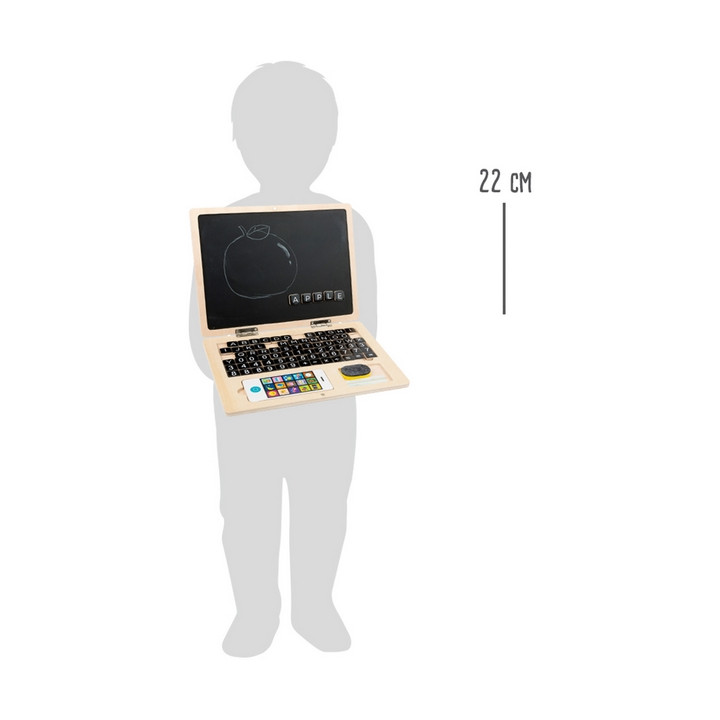 Small Foot Dřevěný notebook magnetický