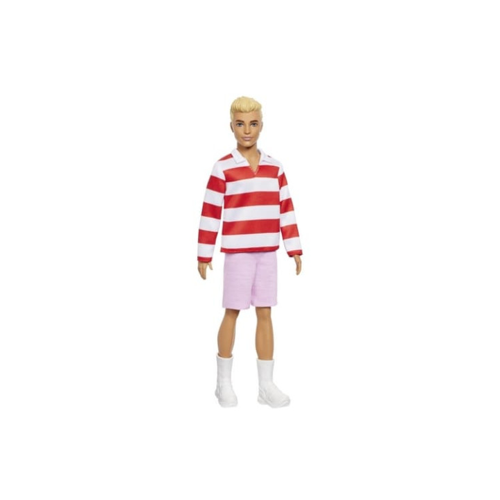 Barbie model Ken-Červeno-bílý proužek