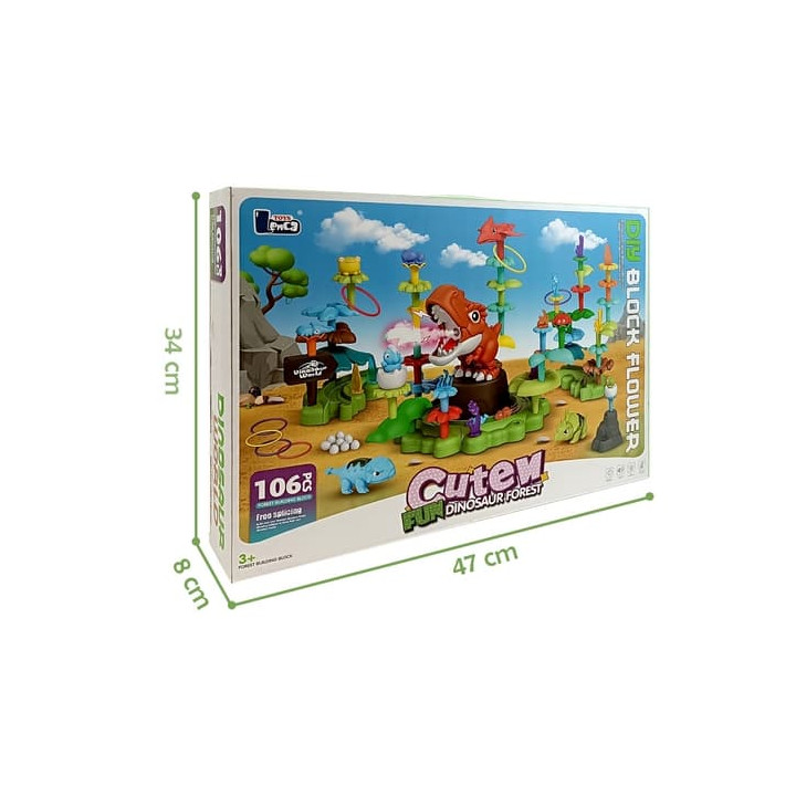 Bavytoy Stavebnice Dinosaurus 106 ks