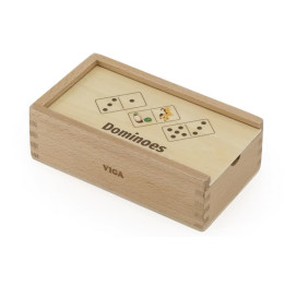 Dřevěné domino zvířátka