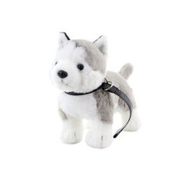 Plyš Husky s vodítkem 25 cm ECO-FRIENDLY