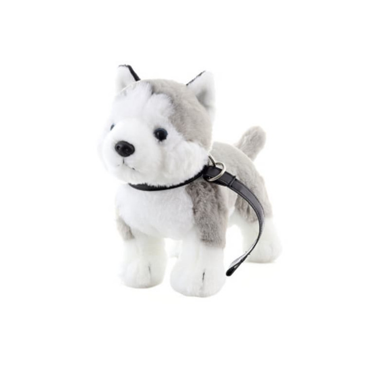 Plyš Husky s vodítkem 25 cm ECO-FRIENDLY