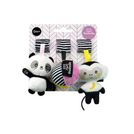GAGAGU Závěsná plyšová hračka Opice Panda Míč